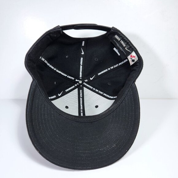 Nike Hockey Canada Anniversary Hat Cap 100 Year 1914 - 2014 Black Snapback - Picture 8 of 10